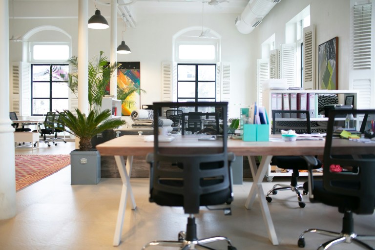 Office space representing setting up a business and hiring employees in the Netherlands.